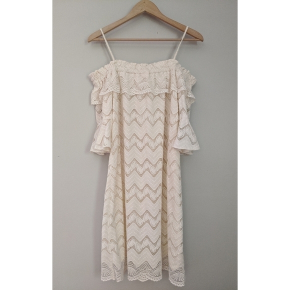 ViVi by Violet Weekend Ivory Off the Shoulder Dres - Picture 1 of 9